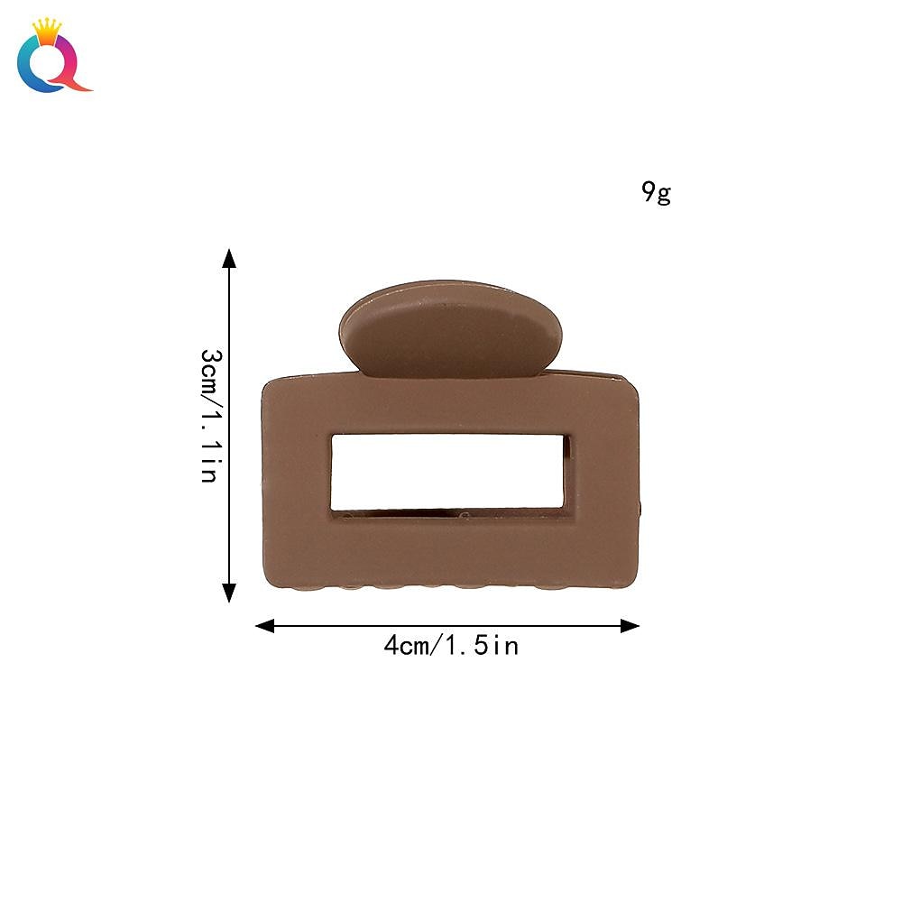 Square Claw Clips  Big and Small Neutral Rectangle Hair Claw Clips Non-slip Matte Large Hair Clips for Women Strong Hold jaw clip for Thick Thin Hair 2026 - $3.49 –P5