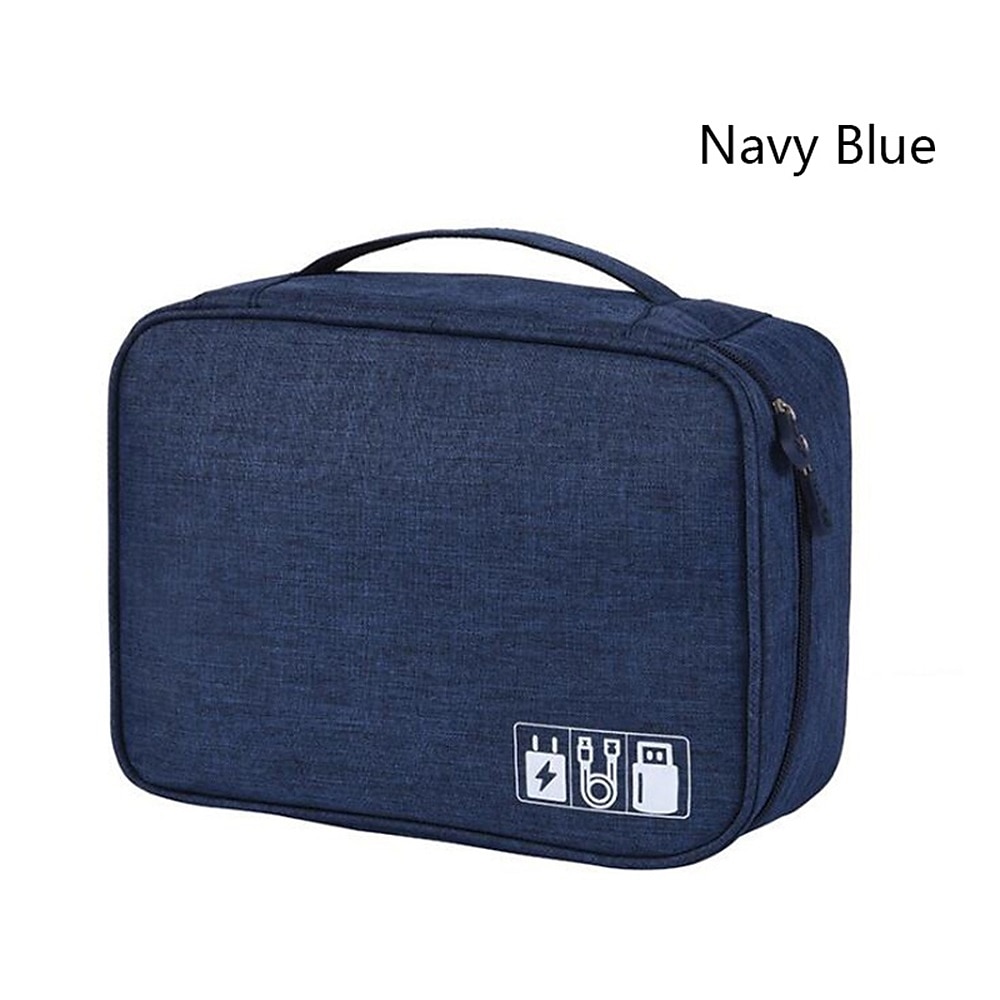 Electronics Organizer, Travel Universal Cable Organizer Bag, Waterproof Electronics Accessories Storage Cases, Storage Organizer For Cable, Charger, Phone, USB, SD Card, Hard Drives, Power Bank, Cords 2025 - $13.99 –P8