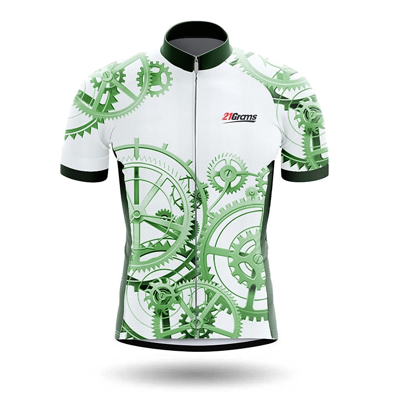 Pánské Cyklodres Grafika dopis a číslo Legrační Krátký rukáv Kolo Vrchní část oděvu se 3 zadními kapsami Horská cyklistika Silniční cyklistika Rychleschnoucí Reflexní pásky Zadní kapsa Odvod vlhkosti 2026 - $30.99 –P5