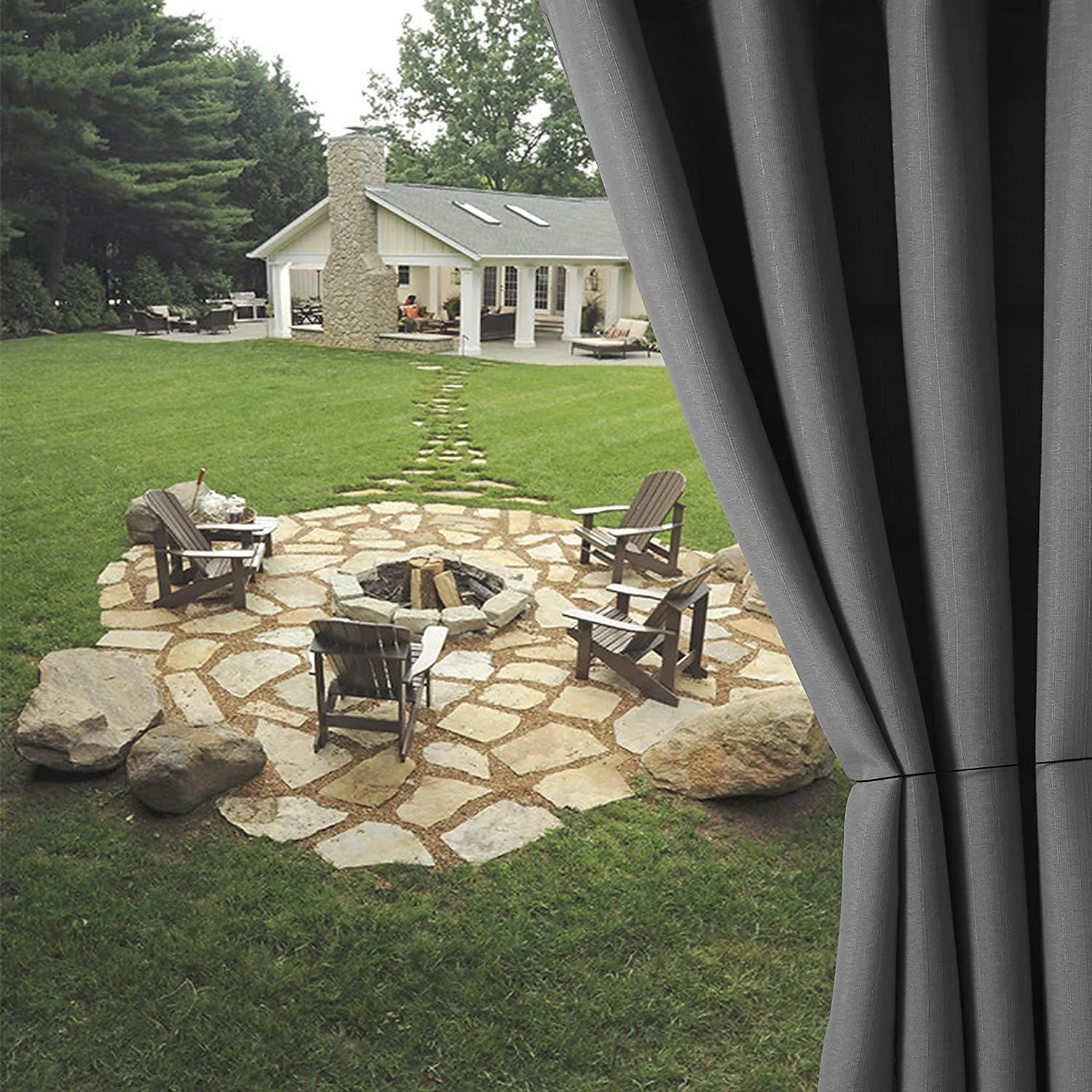 Waterproof Outdoor Curtain Privacy, Sliding Patio Curtain Farmhouse Drapes, Pergola Curtains Grommet For Gazebo, Balcony, Porch, Party, Hotel, 1 Panel 2026 - $36.99 –P10