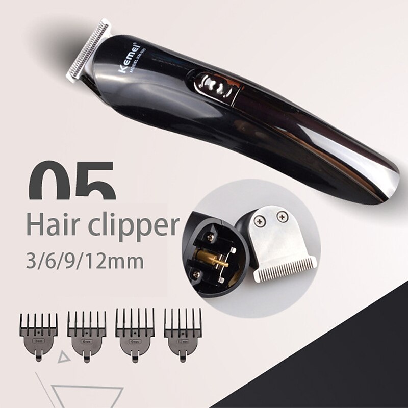 kemei tondeuse elektrische tondeuse beauty kit multifunctionele heren scheerapparaat baardtrimmer draadloze snijmachine lcd-scherm 5 2025 - $37.99 –P17