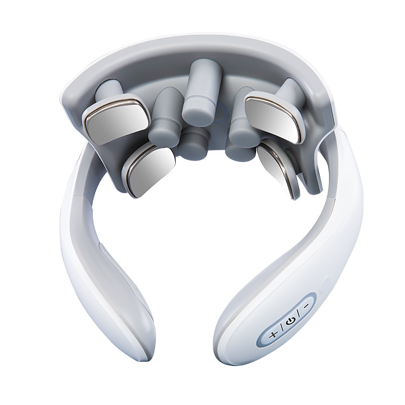 massaggiatore del collo con il calore cordless vibrazione dei tessuti profondi massaggiatore del collo a infrarossi per alleviare il dolore massaggiatore cervicale elettrico portatile relaxer del del 2025 a $35.99 –P2