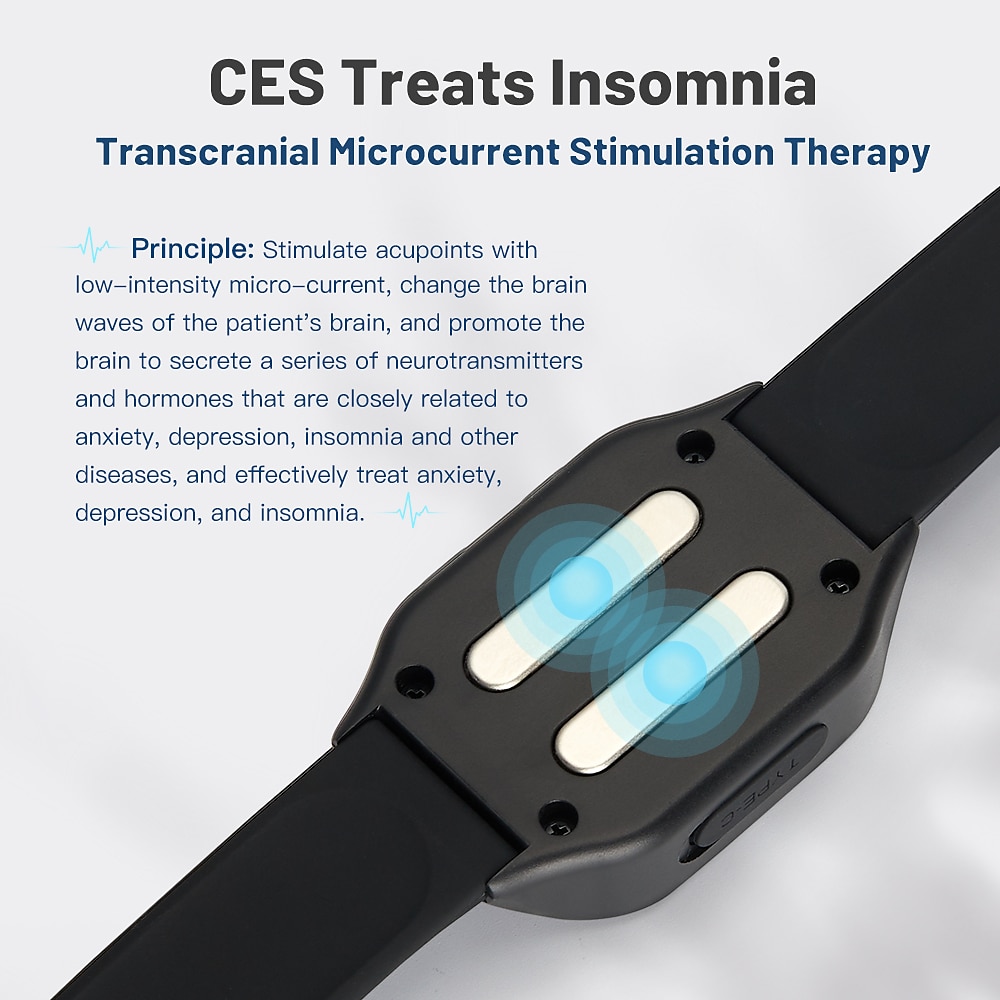 New Ems Intelligent Sleep Device Fast Sleep Rest Hypnosis Insomnia Artifact Wristband Watch Microcurrent Sleep Aid Instrument 2025 - $22.99 –P3