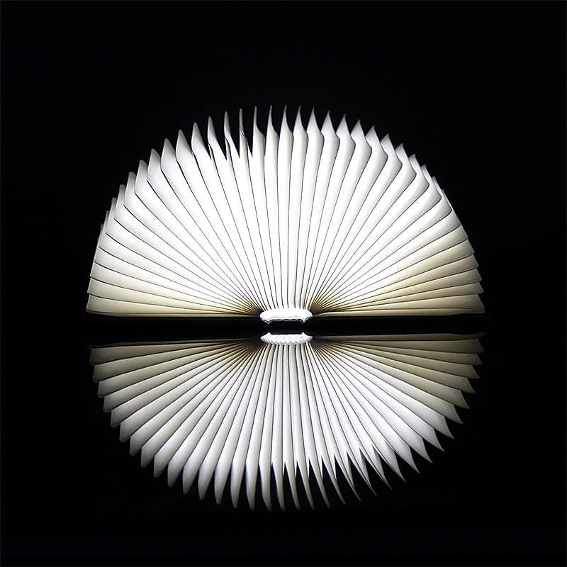 led κομοδίνο φωτιστικό αναδιπλούμενο βιβλίο νύχτας επαναφορτιζόμενο μαγνητικό ράφι κομοδίνου ή τραπεζάκι σαλονιού παιδικό χριστουγεννιάτικο δώρο 2025 - $20.99 –P11