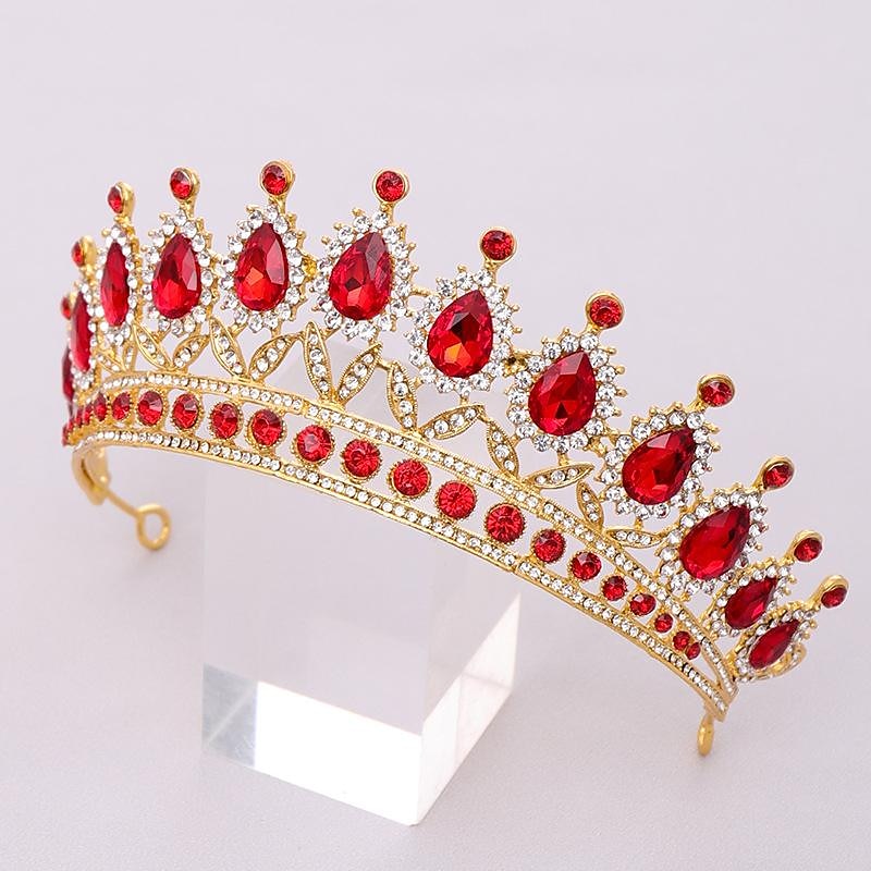 krystall dronning kroner og tiaraer med kam pannebånd for kvinner og jenter prinsesse kroner hår tilbehør til bryllup bursdag halloween kostyme cosplay 2025 - $19.99 –P9