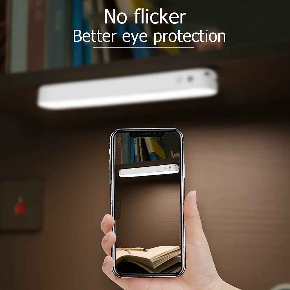 Sensor Lamp for Indoor with Remote Control USB Rechargeable Lamp Three-Gear Dimming Dormitory Light Study Reading Light Office Computer Cabinet Bedroom Bedside Lamp 2025 - $16.99 –P7