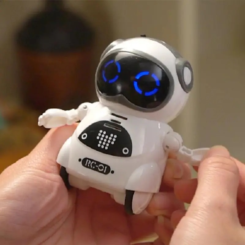 poche rc robot parler dialogue interactif reconnaissance vocale record chanter danser raconter une histoire mini rc robot jouets cadeau de 2025 ? $40.99 –P13