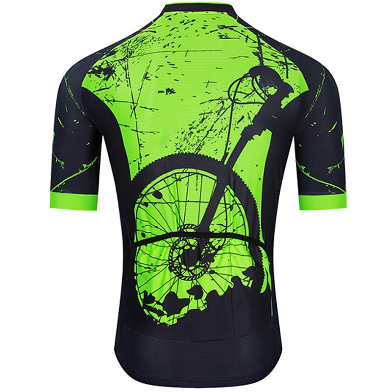 Herren Radtrikot Grafik Lustig Kurzarm Fahhrad Trikot Oberteil mit 3 Gesäßtaschen Mountainbike MTB Straßenradsport Schnelltrocknend Reflektierende Streifen Rückentasche Feuchtigkeitsableitend Sport 2026 - $30.99 –P10