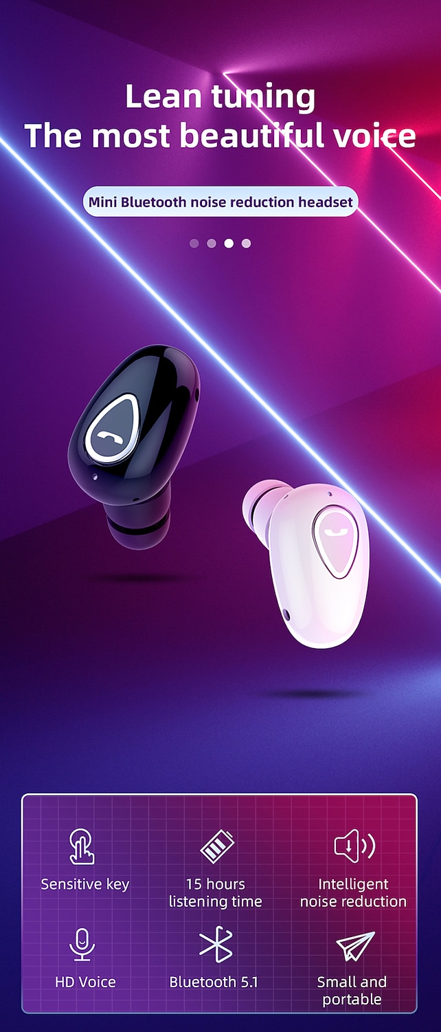 2025年 YX01 ハンズフリー電話運転ヘッドセット 耳の中 Bluetooth4.1 スポーツ 防水 ステレオ のために Apple Samsung Huawei Xiaomi MI 日常使用 旅行 屋外 携帯電話  コレクション – $7.99 –P1