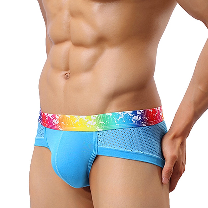 Herren 3 Pack Slip Unterhosen Hauptstadt Waschbar Komfortabel Glatt Tiefe Hüfthöhe Schwarz Weiß 2025 - $21.99 –P3