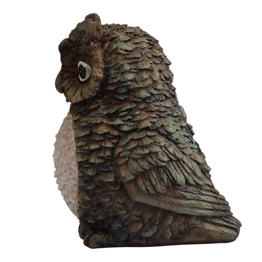 hibou solaire lumières décorations de statue de jardin lampe modèle animal extérieur de 2025 ? $23.99 –P7