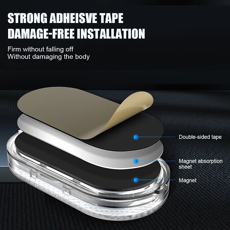 USB Charging Touch LED Light Car Mini LED Interior Mood Light USB Rechargeable Magnetic Wireless Touch Light Roof Reading Light Car Interior Accessories 2025 - $11.49 –P6