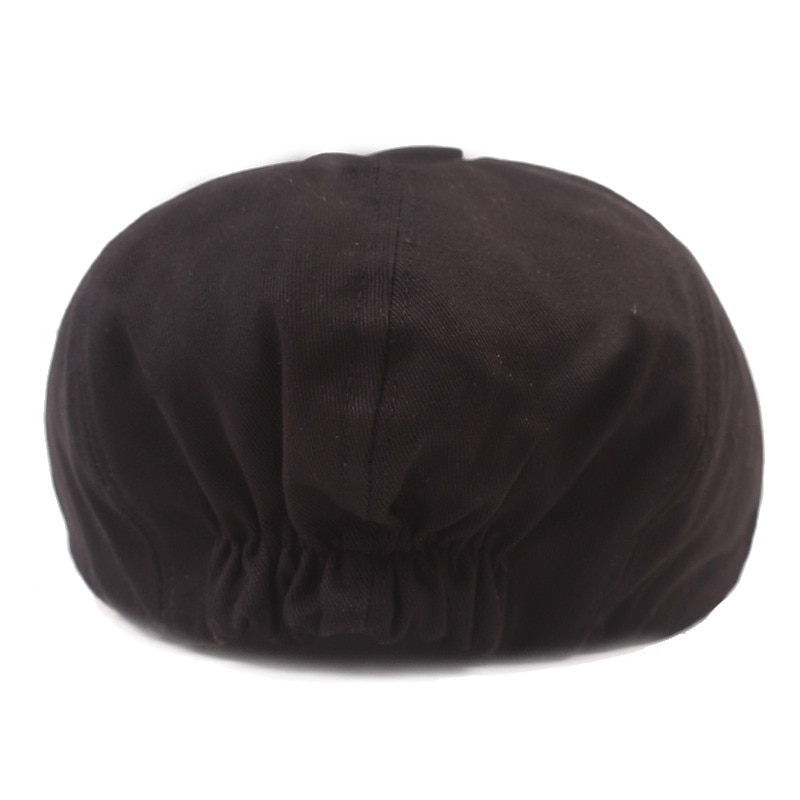 Voor heren Damesbaret Krantenverkoper hoed Zwart Geel Katoen Streetwear Stijlvol Casual Buiten Dagelijks Uitgaan Effen Zonbescherming 2026 - $17.99 –P7