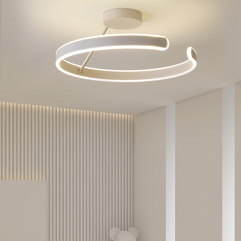 lampada a sospensione a led 50cm design a cerchio ad anello a 1 luce dimmerabile finiture verniciate in alluminio lussuose lampade a sospensione per camera da letto in stile moderno 110-240v del 2025 a $249.99 –P5