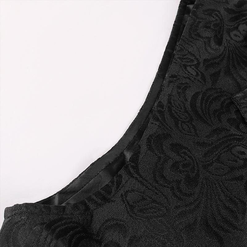 Retro / vintage Kostymer i middelalderstil Renessanse Jakke vest Prins Knekt Adelsmann Jacquard Kostyme Herre Steampunk Voksne vest 2026 - $35.99 –P6