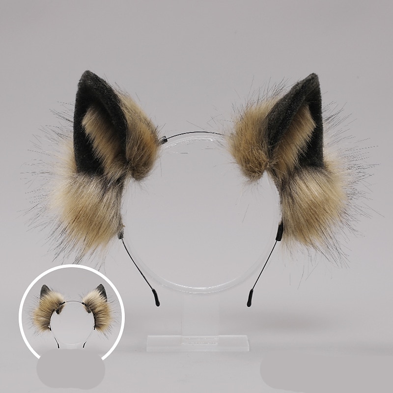 reveklemme kattører pannebånd ulvepoter cosplay kostyme karneval fancy festkostyme tilbehør 2025 - $22.99 –P6
