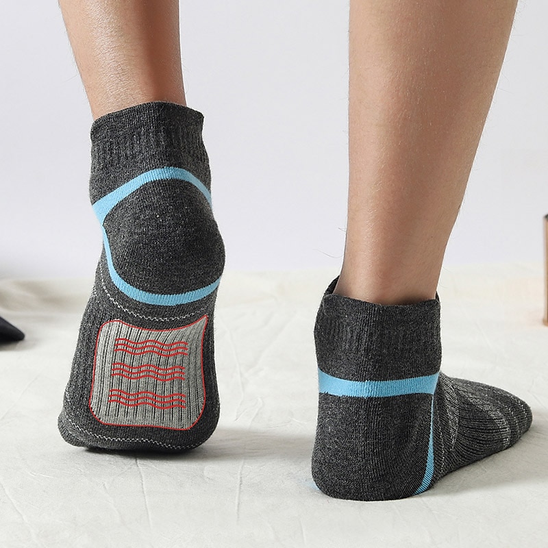 Per uomo 5 coppie Calzini Sopra la caviglia Calzini da corsa Nero Blu Colore Color Block Da tutti i giorni Da mare Fine settimana Medio spessore Estate Primavera Top caldi del 2025 a $14.99 –P6