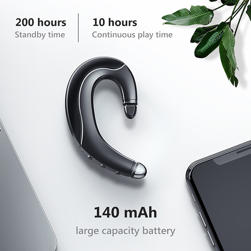 f8 beengeleiding oorhaak oortelefoon bluetooth 5.0 hifi stereo draadloze hoofdtelefoon met microfoon waterdichte sport oordopjes voor xiaom 2025 - $10.99 –P5