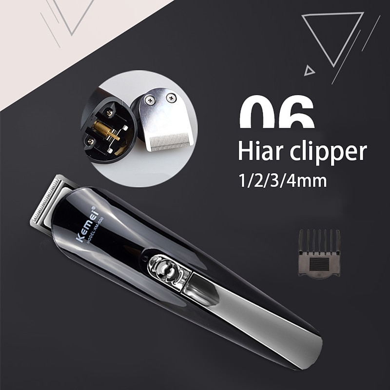 kemei tondeuse elektrische tondeuse beauty kit multifunctionele heren scheerapparaat baardtrimmer draadloze snijmachine lcd-scherm 5 2025 - $37.99 –P18