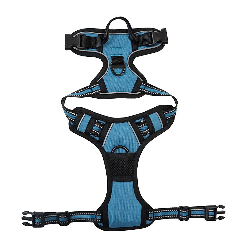Pet Reflective Saddle Chest Strap Dog Explosion-proof Shock Absorption Comfortable Vest Medium And Large Dog Traction Walking Dog Chest Back 2025 - $25.99 –P6