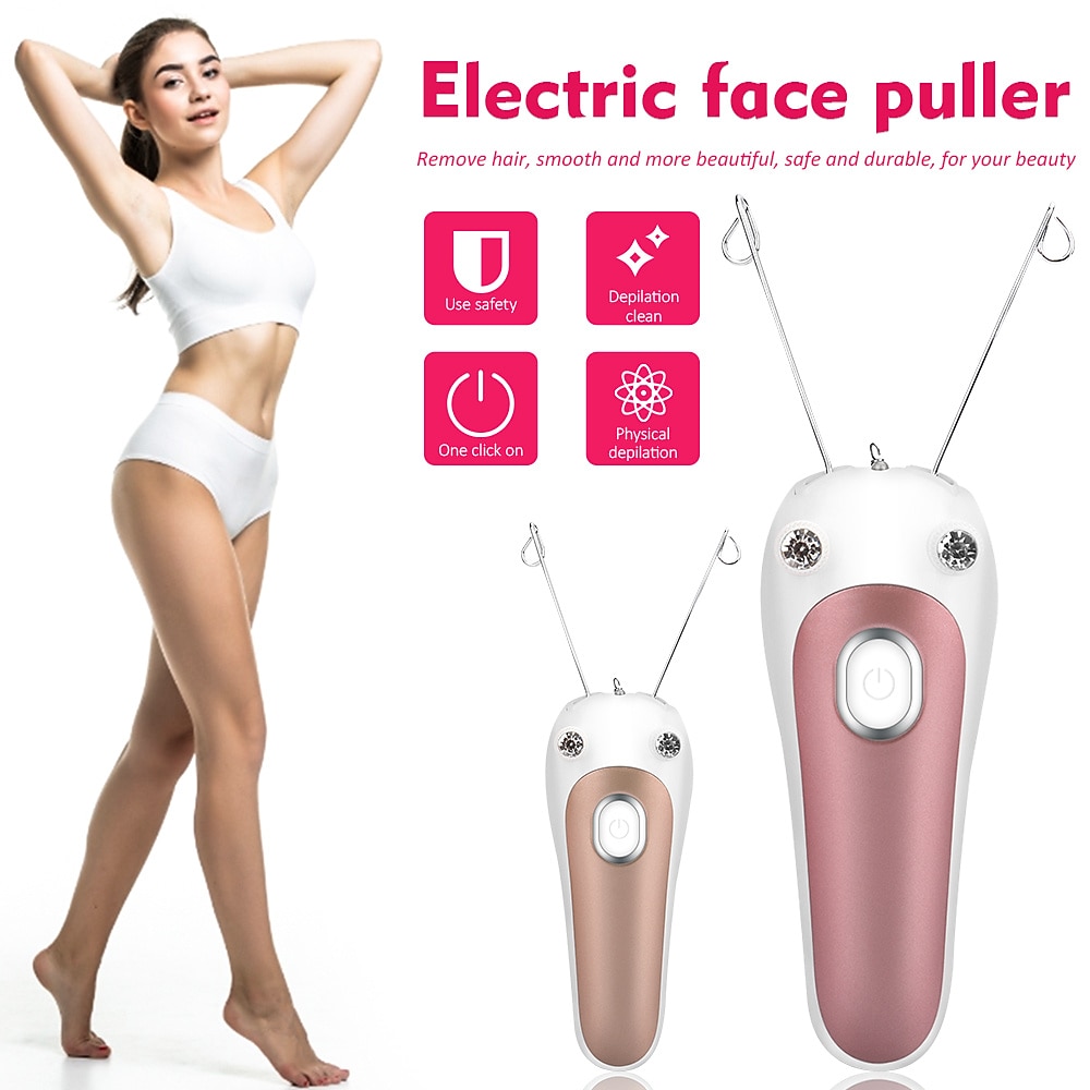 Электрический аппарат для удаления волос на лице для женщин мини-эпилятор для удаления волос на теле и ногах подарок на День Святого Валентина 2026 - $31.99 –P7