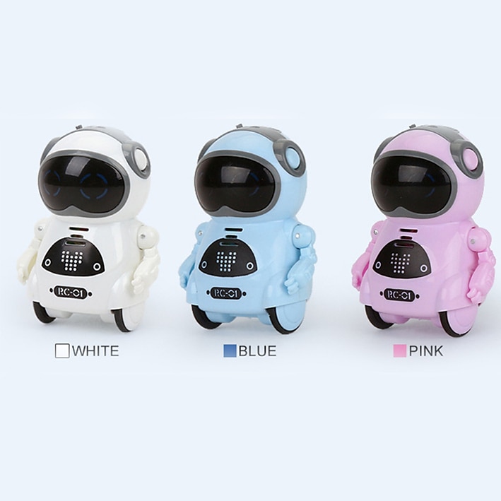 poche rc robot parler dialogue interactif reconnaissance vocale record chanter danser raconter une histoire mini rc robot jouets cadeau de 2025 ? $40.99 –P14