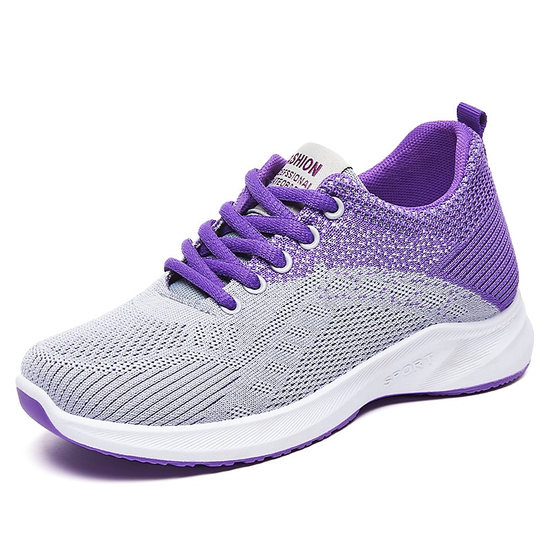 Chaussures de course respirantes en tricot pour femmes – baskets légères à lacets pour la marche, la salle de sport et les sports décontractés de 2025 ? $26.99 –P7