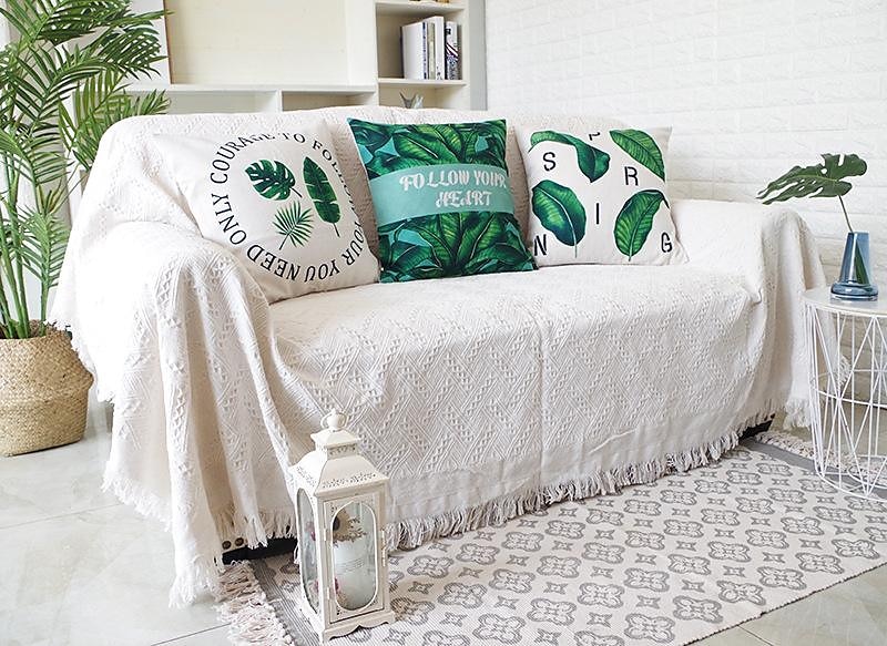 Sofa Cover Boho Sofa Blanket Throw Towel for Sectional Couch Armchair Loveseat 4 or 4 or 3 Seater L Shape Anti-Scratch Cat Washable 2025 - $40.99 –P14