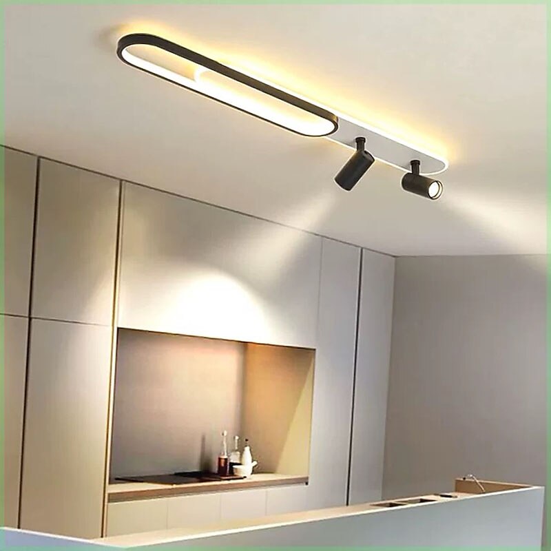 led-kattovalot himmennettävät olohuoneeseen 80cm kohdevalot kattovalot mustat kääntyvät kiskovalaisimet kolmiväriset himmennettävät kattokohteet 3 tapa vaatekauppaan 2025 - $216.79 –P9