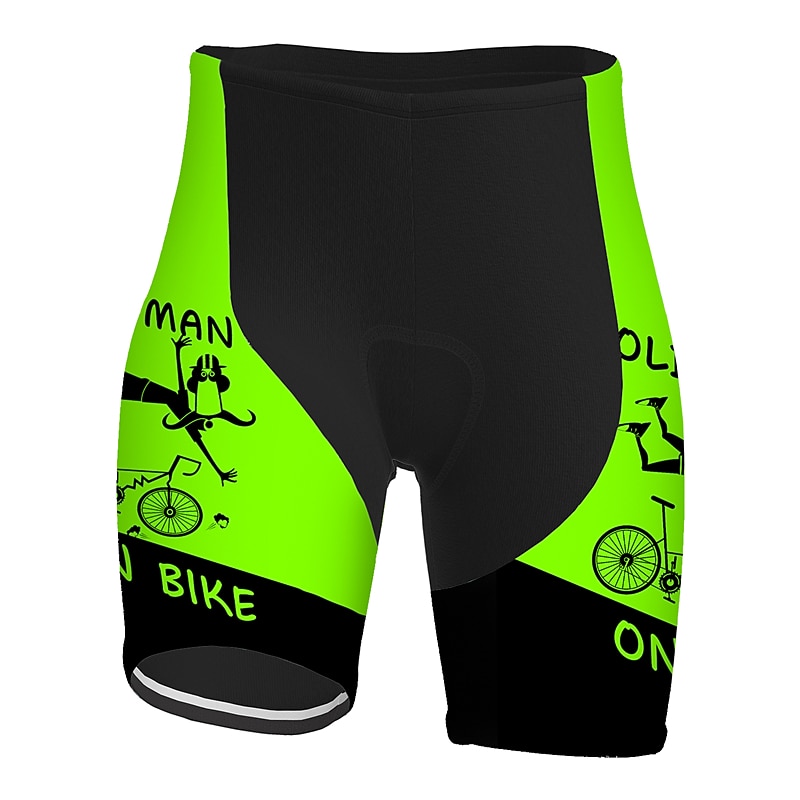 Men's Graphic Letter & Number Funny Cycling Road Shorts Cycling Shorts Bike Padded Shorts / Chamois Bottoms Race Fit Mountain Bike MTB Road Bike Cycling Sports 3D Pad Cycling Quick Dry Moisture 2025 - $26.99 –P15