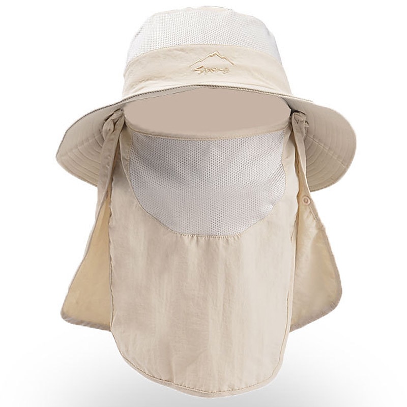 Homme Chapeau de seau Chapeau de soleil Chapeau de pêche Bonnet Boonie Chapeau de Randonnée Noir Rose Claire Chinlon Vêtement de rue mode Décontractées Extérieur du quotidien Sortie Lettre Broderie de 2025 ? $14.99 –P11