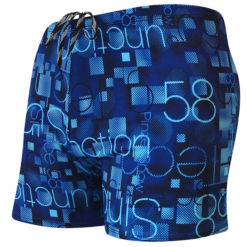 Voor heren Badpak Lange zwembroeken Zwemshorts Boardshorts Zomer korte broeken Afdrukken Haai Brief 3D Ademend Sneldrogend Feestdagen Zwembad Sexy Rekken 1 5 Lage Taille Rekbaar 2025 - $6.49 –P12