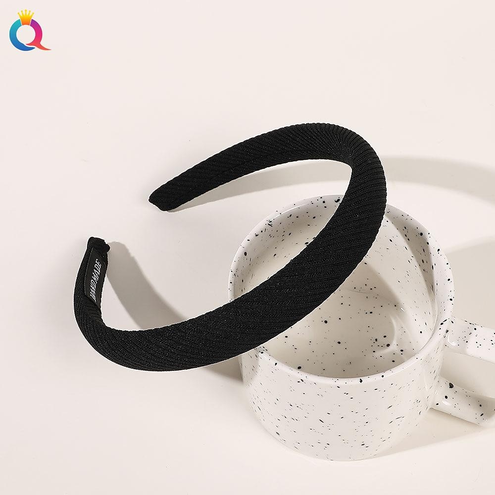 fasce larghe per donne ragazze carine copricapo alla moda in tinta unita accessori per capelli antiscivolo per regali quotidiani del festival del 2025 a $4.99 –P10