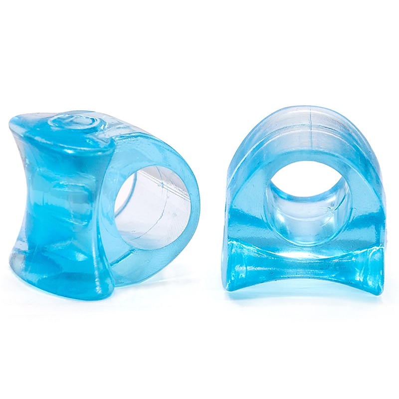 1 pereche albastru gel siliconic moale separator deget de la picioare hallux valgus distanțiere pentru bunion corector pentru degetul mare instrument de îngrijire a picioarelor 2025 - $6.99 –P1