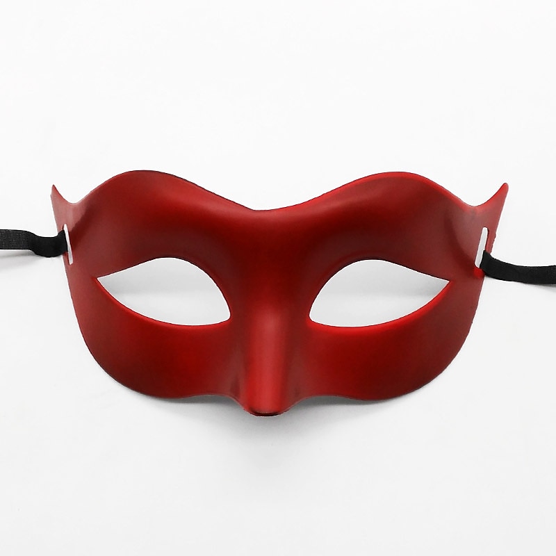 maschera da ballo in maschera uomo mezza maschera per il viso festa di halloween zoro ball show performance maschera piatta del 2025 a $18.49 –P8