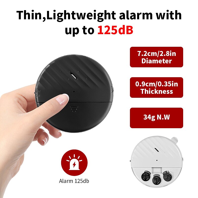 Inductive Door And Window Wireless Vibration Alarm 125dB Glass Breakage Anti-theft Sensor Home Security Protection Alarm 2025 - $19.99 –P2