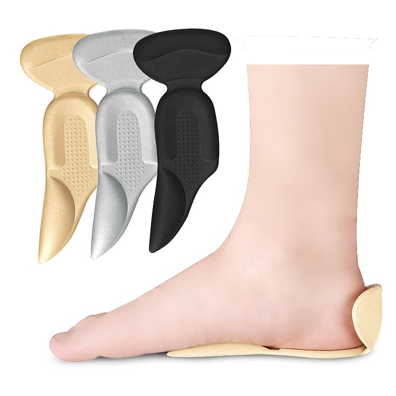 1pc palmilhas de sapatopalmilha de conchaalmofadas de sapatos de esponja com palmilhas de calcanharalmofadas de calcanharalmofadas de salto alto ótimas para sapatos soltos metatarso ou dor no arcopés de 2025 por $8.99 –P1