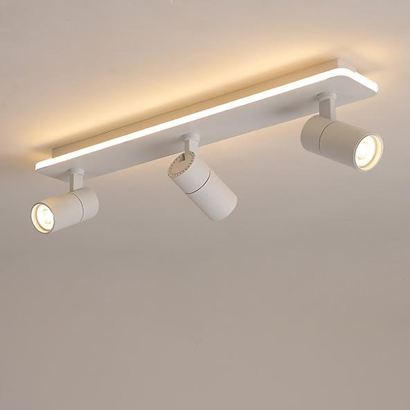 plafonniers à led dimmables pour le salon, plafonniers plafonniers éclairage sur rail rotatif noir projecteurs de plafond à gradation tricolore 3 voies pour magasin de vêtements de 2025 ? $215.99 –P4