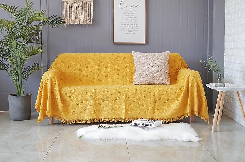 Sofa Cover Boho Sofa Blanket Throw Towel for Sectional Couch Armchair Loveseat 4 or 4 or 3 Seater L Shape Anti-Scratch Cat Washable 2025 - $40.99 –P8