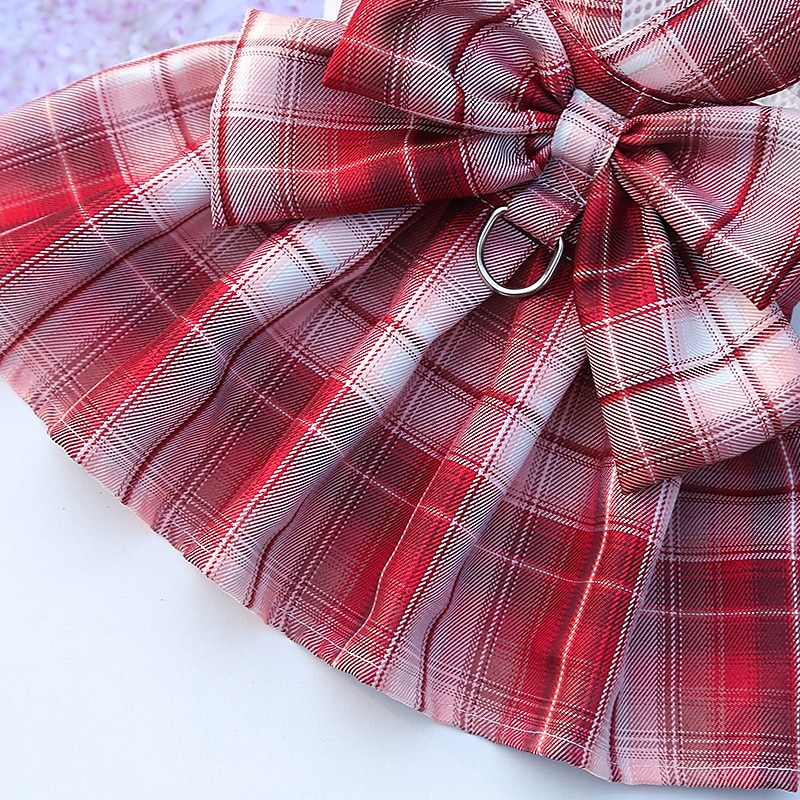 Chien Chat Harnais Robe Mode Mignon Basique Lavable Confortable Extérieur Décontracté Quotidien Promenade Vêtements pour Chiens for Bichon Frisé Spitz Nain Bébé Animal Papillon Petit de 2025 ? $17.49 –P16