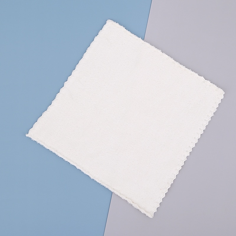 Coral Velvet Square Towel Kitchen Dishcloth Soft Absorbent Small Handkerchief Plain Color Saliva Towel Baby And Children Hand Towel 2025 - $0.99 –P11