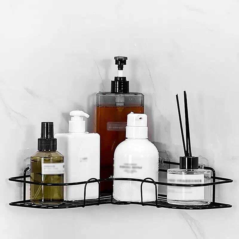 Mensola Per Doccia, Mensola Per Il Bagno, Cucina, Senza Punzonatura, Triangolo, Scaffale Per Il Bagno, Accessori Per Il Bagno del 2025 a $6.99 –P8