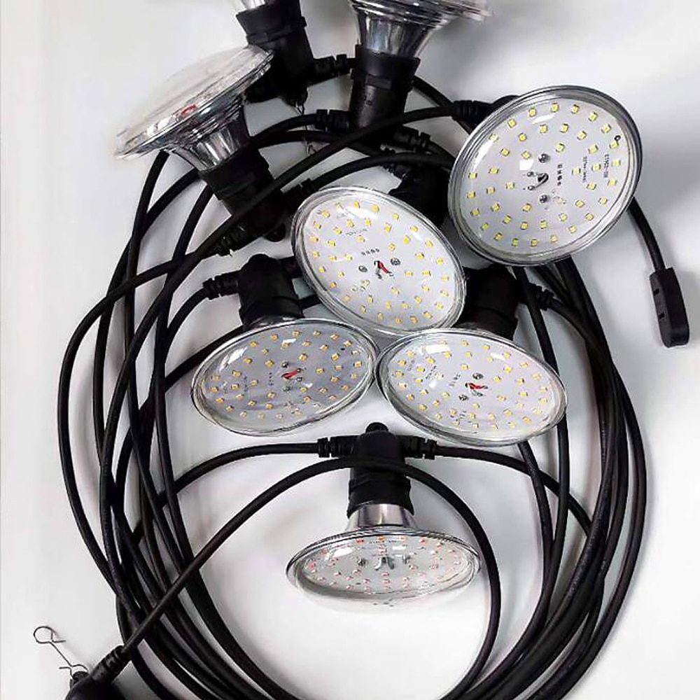 LED Grow Light for Indoor Plants E27 15W 48LED Beads Full Spectrum Fixture White Purple 220-240 V Vegetable Greenhouse 2025 - $12.99 –P8