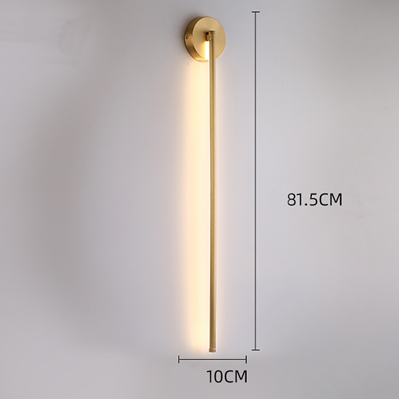 lightinthebox led nástěnné svítidla vnitřní stmívatelné nástěnné svítidlo měděné nástěnné svítidlo pro obývací pokoj ložnice koupelna chodba dveře schodiště, noční 110-240v 2025 - $149.99 –P10