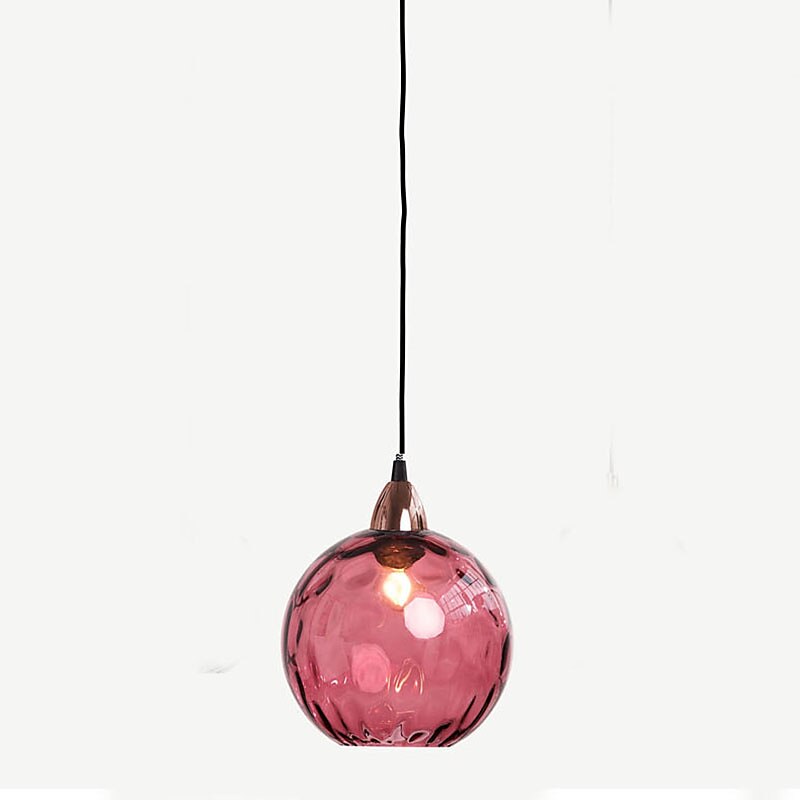 led pendentif lumières îlot de cuisine verre soufflé à la main éclairage marbre bleu moderne ferme foyer entrée luminaires plafond suspendu globe sur table de 2025 ? $151.99 –P8