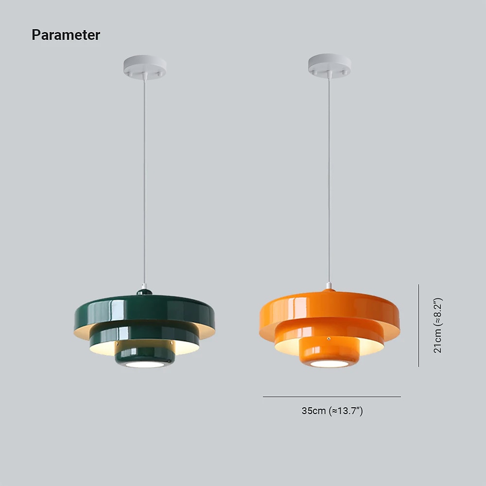 led hanglamp oranje kap hanglamp keukeneiland hangende kroonluchter verlichtingsarmaturen donkergroene slaapkamer nachtkastje verstelbare plafondlamp hanglamp 2025 - $249.99 –P1