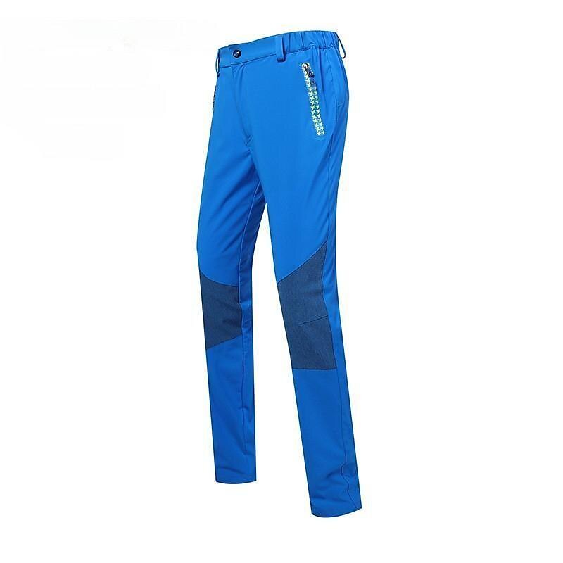 Women's Hiking Pants Trousers Patchwork Outdoor Regular Fit Breathable Soft High Elasticity Comfortable Bottoms Full Length Elastic Waist Blue Purple Camping / Hiking Fishing Climbing S M L XL 2025 - $36.99 –P1