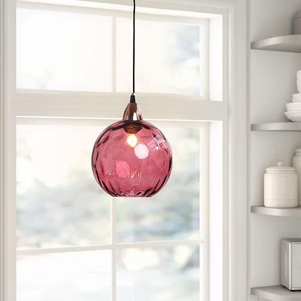 led pendentif lumières îlot de cuisine verre soufflé à la main éclairage marbre bleu moderne ferme foyer entrée luminaires plafond suspendu globe sur table de 2025 ? $151.99 –P6