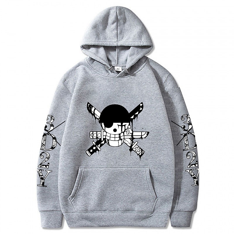 One Piece Monkey D.Rufy Roronoa Zoro Felpa con cappuccio Stampa Tasca frontale Grafica Per Da coppia Per uomo Per donna Per adulto Stampa a caldo del 2025 a $30.99 –P5
