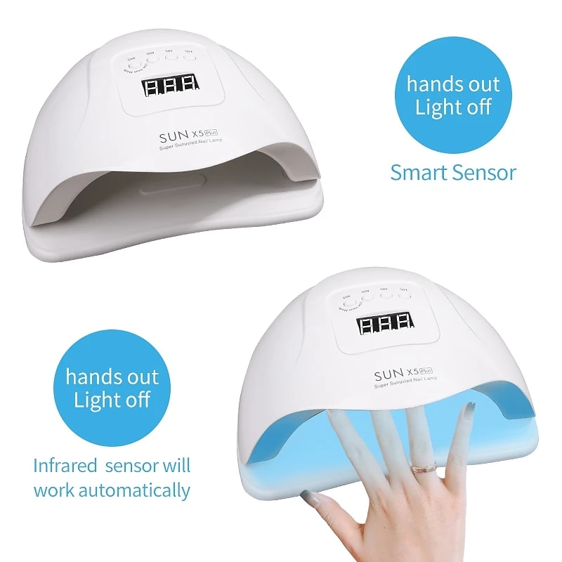 led lamp voor nagels uv nagel drooglicht voor gel nagel manicure polish cabine lampen droger machine nagels apparatuur professionele 2025 - $39.99 –P1